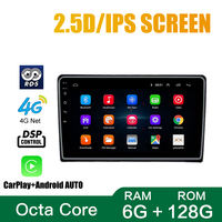 Untuk TOYOTA AVENSIS 2002-2008 Perangkat Headunit Radio HITAM 2 Din Ganda Quad Octa-Core Android Stereo Mobil GPS Navigasi Carplay