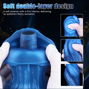 YOCY 10.16-inch Knots Anal <b>Dildo</b> With Sucker Wolf <b>Dildo</b> Double Layered Penis Silicone Prostate Massager Sex Toys for Adult 18+ - Product Image 4