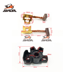 Kit de Escobillas de Carbón Duraderas SNOR con Anillo de Goma para KTM <span class=keywords><strong>HUSQVARNA</strong></span> EXCF SXF XCF FC <span class=keywords><strong>FE</strong></span> FX 250 <span class=keywords><strong>350</strong></span> - Product Image 2