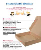 Boîtes d'expédition en carton ondulé kraft recyclables imprimées sur mesure en gros, fermeture magnétique, design haut de gamme, emballage cadeau avec logo personnalisé
