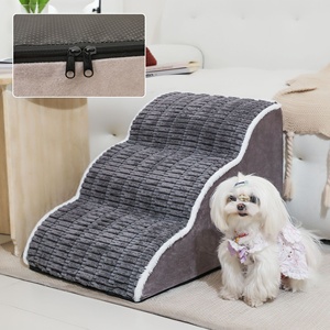 Luxury Detachable Sponge <strong>Steps</strong> Small Size Vacuum Model Sofa <strong>Bed</strong> Climbing Ladder Slope <strong>Dog</strong> Cat Pet Stairs - Product Image 3