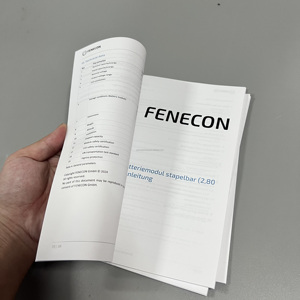 โบรชัวร์กระดาษคราฟท์ลูกฟูกรีไซเคิลได้กำหนดเองได้แคตตาล็อกขององค์กรการพิมพ์รูปแบบฟรีจากโรงงาน - Product Image 2