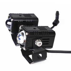 Faros LED de Lente <span class=keywords><strong>Azul</strong></span> Bicolor Senlo X1 Plus de 50W Sistemas de Iluminación para Motocicleta Mini Luces de Conducción para Accesorios de Moto - Product Image 4