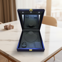Boîte de présentation de bijoux de luxe RZ avec logo personnalisé, petit MOQ, pour grand collier LED et ensemble de bijoux