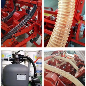 Pu Reinforced Flexible Hose Wear Resistant Food Grade For Powder Granule Conveying - Product Image 5