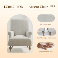 Chaise de canapé simple de luxe vintage français pour la maison et le bar américain chaise de lecture paresseux à dossier haut pour balcon salon loisirs