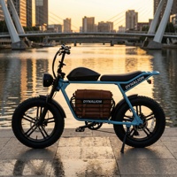 Vélo électrique hybride polyvalent à 7 vitesses avec écran LCD, vélo électrique hybride Scrambler pour la ville et les chemins de gravier