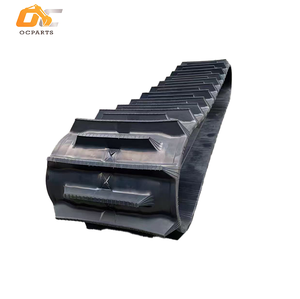 Резиновая направляющая для DX85R-3 Doosan 450*81*76 Вт DX55 DH55 DX60 DX80 DX130 DX150 резиновая обувная 400*72,5*74 резиновый ремень для экскаватора 450*81 - Product Image 5