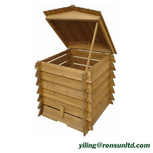 Bacs à compost <span class=keywords><strong>de</strong></span> jardin d'extérieur <span class=keywords><strong>en</strong></span> <span class=keywords><strong>bois</strong></span> <span class=keywords><strong>de</strong></span> cèdre - Product Image 6