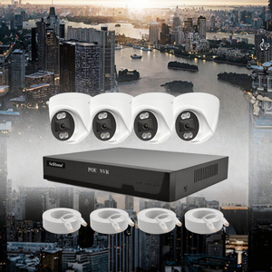 Ngoài trời an ninh Hệ thống <span class=keywords><strong>camera</strong></span> ai con người phát hiện không dây Bullet Máy ảnh thời tiết 2MP CMOS H.265 NVR tương thích - Product Image 6