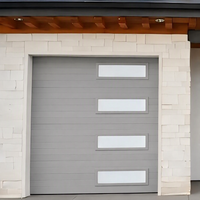 Kit de matériaux de construction pour garage avec structure en acier, abri préfabriqué pour voiture et porte sectionnelle
