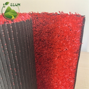 Césped Artificial Delgado Personalizado Directo de Fábrica, Alfombra Roja Artificial, Césped Artificial Ignífugo para Paisajismo - Product Image 4