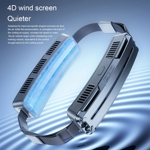 Ventilador montado en la cintura para exteriores, batería <span class=keywords><strong>de</strong></span> polímero, anticaída, absorción <span class=keywords><strong>de</strong></span> impactos, Enfriador <span class=keywords><strong>de</strong></span> aire portátil USB con ventilador <span class=keywords><strong>de</strong></span> cuello colgante sin aspas - Product Image 1