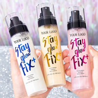 STAY GLOW FIX Brume Fixatrice de Maquillage Hydratante et Imperméable Longue Durée Effet Scintillant Quotidien OEM ODM LOGO Personnalisé
