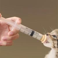 Kit d'alimentation pour animaux de compagnie multi-tailles, tétine en silicone souple, distributeur de lait pour chiots et chatons, distributeur de médicaments pour animaux, distributeur de lait pour animaux de compagnie