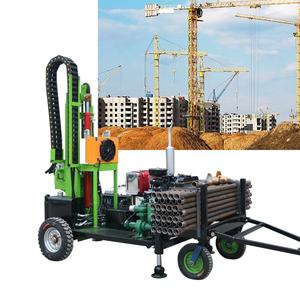Petite perceuse à vis à quatre roues légère et rapide pour puits d'eau à jambe hydraulique perceuse à quatre roues - Product Image 1
