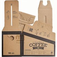 Sac en papier personnalisé avec logo pour café à emporter, distributeur portable de boissons en boîte, BIB en aluminium pour vin et jus avec valve Vitop
