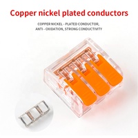 Connecteur rapide à levier JINH pour fils 10-24 AWG, installation facile, pour connexions parallèles rapides