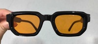 Lunettes de soleil QSKY, livraison directe, style rétro, monture carrée de petite taille, lunettes de soleil personnalisées avec logo de luxe, protection UV400