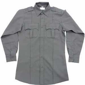 Royal Security <b>Uniform</b> Shirt Men Short Sleeve Polyester Blue <b>Airline</b> Work Wear Custom Made - Product Image 2