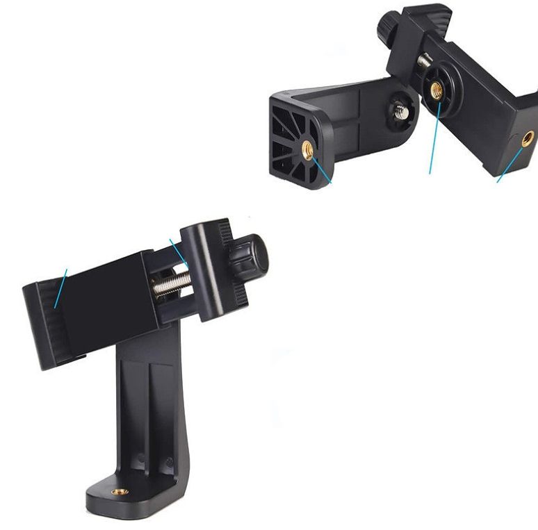 Hongdak for Gopro Sports Camera E-shaped Clip Selfie Stick Mobile Phone Clip Chest Strap Wrist Strap Wearable Single Clip