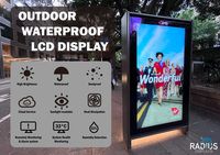 Señalización digital LCD Reproductor multimedia Pantalla de pie para interiores Equipo de reproducción de publicidad Pantalla LCD