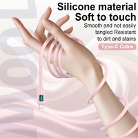 Cable de Carga Rápida Tipo-C PD 3.0 de 100W con Conductor de Cobre Puro y Revestimiento de Gel de Silicona para Teléfonos Inteligentes y Tabletas