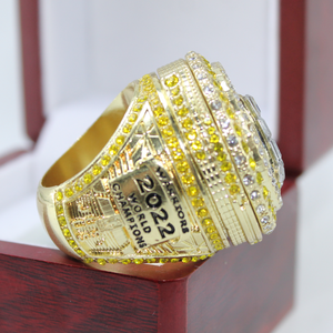 Anillo <span class=keywords><strong>de</strong></span> Moda Personalizado <span class=keywords><strong>de</strong></span> los Golden State Warriors 2022, Giratorio, <span class=keywords><strong>de</strong></span> Aleación, Chapado en Plata 925, con Cristales <span class=keywords><strong>de</strong></span> Imitación - Product Image 2