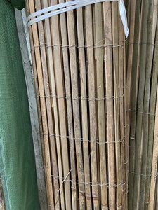 Natural <strong>Bamboo</strong> <strong>Garden</strong> Fencing Eco-Friendly Easy-to-Assemble Split Slat <strong>Screen</strong> for Balconies and Privacy - Product Image 2