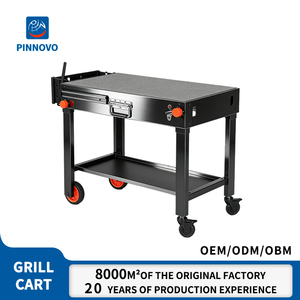 Table de barbecue en acier inoxydable Pinniu pour plaque de cuisson, support de barbecue portable pliable <span class=keywords><strong>Ninja</strong></span> pour plaque de cuisson, support de barbecue extérieur - Product Image 2
