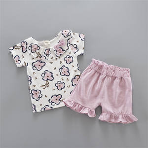 Ensemble de vêtements pour filles, nouveau style, short tutu et t-shirts imprimés du dieu indien <span class=keywords><strong>Shiva</strong></span> - Product Image 5