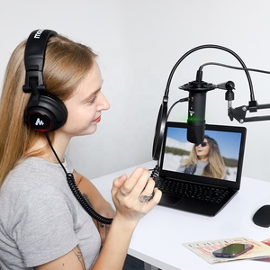 MAONO Micro À Condensateur USB Podcasting Studio Microphone Avec Moniteur En temps Réel Casque pour youtube D'enregistrement - Product Image 6