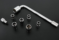 Kaisi-mini clé à douille portable, réparation de voiture, mini usage domestique, boîte à outils manuels kit d'outils 11 pièces