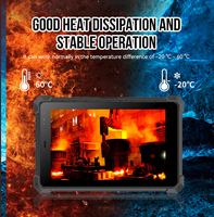 Tablet PC Industrial Resistente Android de 8 Pulgadas con Soporte para 4G LTE, RJ45, GPS, NFC, RTK, Función de Huella Dactilar e IP68