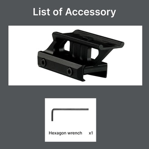 Soporte Elevador de Aluminio ACUMETA de 0.8 Pulgadas de Altura para Montaje de 20 mm - Product Image 5