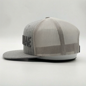 Custom High Profile Trucker Snapback Hat 3D Embroidery 6006 Classics 6 Panel <b>Flat</b> Brim Mesh <b>Cap</b> Snapback <b>Cap</b> for <b>Men</b> - Product Image 4