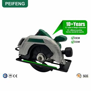 Système de guidage <span class=keywords><strong>pour</strong></span> <span class=keywords><strong>scie</strong></span> circulaire électrique PEIFENG, moteur sans balais 1300W avec 2 rails en alliage d'aluminium de 185 mm <span class=keywords><strong>pour</strong></span> le travail du bois DIY - Product Image 1