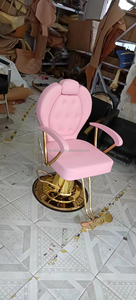 Matériel de coiffeur et fournitures Support chaise rose personnalisée équipement de salon de coiffure meubles de salon de coiffure - Product Image 3