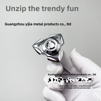 Fidget Spinner EDC anti-stress, jouet de décompression, très populaire, haute qualité, sensation tactile satisfaisante, coloré, plaqué et poli