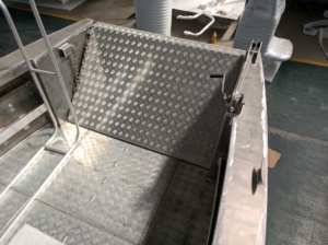 6m 20FT <span class=keywords><strong>barca</strong></span> <span class=keywords><strong>da</strong></span> lavoro per <span class=keywords><strong>carico</strong></span> di atterraggio in alluminio interamente saldata - Product Image 5