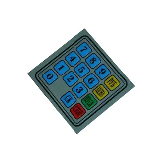 Benutzer definierte Membran schalter Control Panel Sticker Tastatur überlagerung