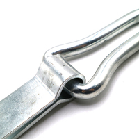 Serrure à chaîne professionnelle en fer galvanisé pour porte à enroulement, crochets de verrouillage insonorisés, durables, installation facile, sur mesure CRD