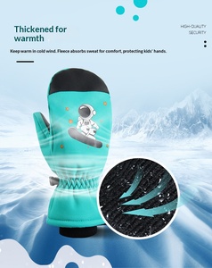 Guantes de Esquí Personalizados MOON SGC-W30 2026, Nuevos Guantes de Esquí Impermeables de Invierno con Forro Polar, Diseño Antideslizante para Niños, para Esquí de Descenso al Aire Libre - Product Image 2