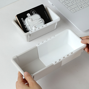 Cesta de Almacenamiento Expandible para Escritorio, Organizador de Plástico para Papelería y Herramientas de Maquillaje - Product Image 3