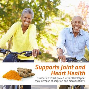Suplementos de Cúrcuma Personalizados, Apoyo Inmunológico, Cúrcuma con Curcumina y Bioperina, Jengibre, Cápsulas de Cúrcuma Personalizadas - Product Image 2