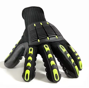 Gants de sécurité WELTA HPPE anti-impact, anti-coupure, anti-écrasement, résistants aux coupures, antichocs mécaniques pour la construction, en matériau PU/TPR - Product Image 4