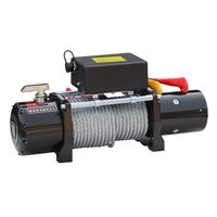 Treuil électrique 12V DC de 4500 lb pour ATV, UTV, tout-terrain, avec télécommande sans fil, câble en acier de 10 m, pour camion, remorque, SUV, Jeep