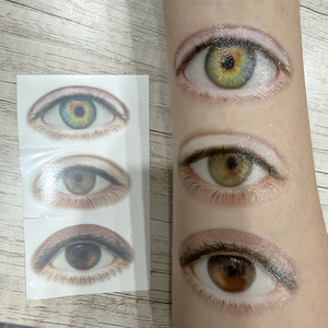 Custom White Temporary <b>Tattoo</b> Stickers Skin Safe Non Toxic Waterproof Sweatproof Face Body Water Printing - Product Image 4