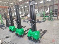 Transpalette auto-chargeur semi-électrique ou entièrement électrique 500 kg 700 kg 1000 kg 1500 kg, transpalette manuel auto-élévateur, chariot élévateur