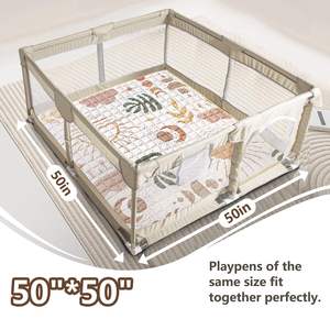 Trampolín Unisex para sala de estar, juguete suave, alfombrilla para suelo infantil, a prueba de humedad, Cuadrado Hexagonal para gatear para gimnasio, corralito - Product Image 6